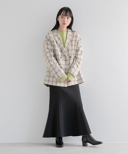 LOWRYS FARM（ローリーズファーム）の「ＬＡＮＡＴＥＣジャケット　257850（テーラードジャケット・レディース・アイボリー/ブラウン/ベージュ系その他/グリーン系その他・FREE）」の12枚目の写真