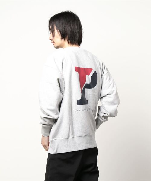 Right-on（ライトオン）の「【UCLA】カレッジクルースウェット（スウェット・メンズ・グリーン/ライトグレー/グレー/ブラック/サックスブルー/ネイビー・L/S/M）」の7枚目の写真