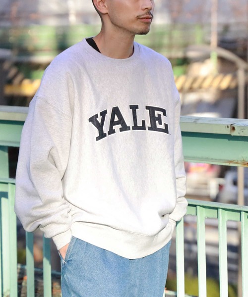 Right-on（ライトオン）の「【UCLA】カレッジクルースウェット（スウェット・メンズ・グリーン/ライトグレー/グレー/ブラック/サックスブルー/ネイビー・L/S/M）」の4枚目の写真