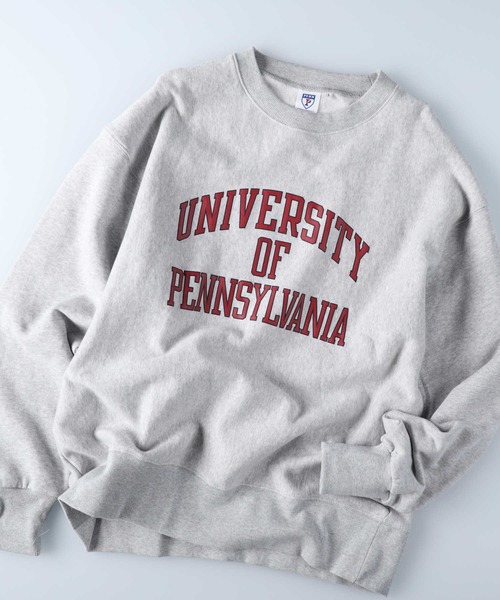 Right-on（ライトオン）の「【UCLA】カレッジクルースウェット（スウェット・メンズ・グリーン/ライトグレー/グレー/ブラック/サックスブルー/ネイビー・L/S/M）」の3枚目の写真