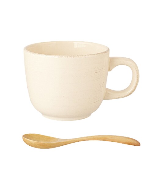 thecozynook カップ スプーン うつわ オーガニック カップ 380ml WH ＜KINTO キントー＞（食器）｜212