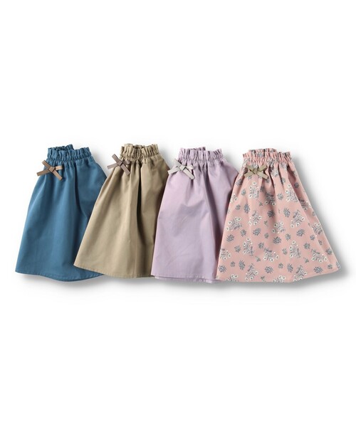 BRANSHES(ブランシェス)の「カラバリ・花柄ギャザースカート(スカート・キッズ・ベージュ/ピンク/ブルー/ラベンダー・LL/S/M/L)」の16枚目の写真