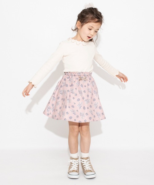 BRANSHES(ブランシェス)の「カラバリ・花柄ギャザースカート(スカート・キッズ・ベージュ/ピンク/ブルー/ラベンダー・LL/S/M/L)」の13枚目の写真