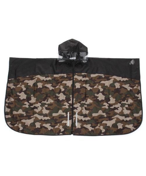 GLOBAL WORK（グローバルワーク）の「【キッズ】キッズプリントレインポンチョ/237831（ポンチョ・キッズ・ベージュ/ブラック/ブルー/パープル系その他5・FREE）」の8枚目の写真