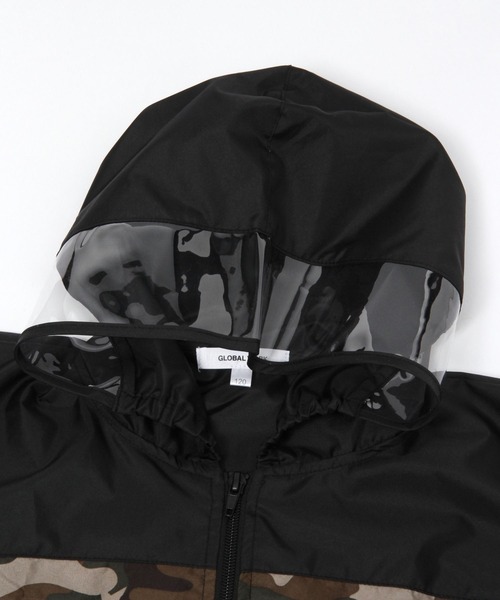 GLOBAL WORK（グローバルワーク）の「【キッズ】キッズプリントレインポンチョ/237831（ポンチョ・キッズ・ベージュ/ブラック/ブルー/パープル系その他5・FREE）」の10枚目の写真