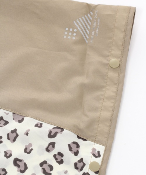 GLOBAL WORK（グローバルワーク）の「【キッズ】キッズプリントレインポンチョ/237831（ポンチョ・キッズ・ベージュ/ブラック/ブルー/パープル系その他5・FREE）」の19枚目の写真