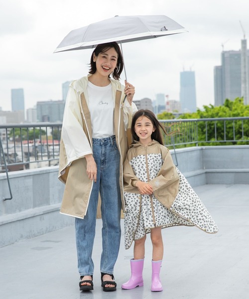 GLOBAL WORK（グローバルワーク）の「【キッズ】キッズプリントレインポンチョ/237831（ポンチョ・キッズ・ベージュ/ブラック/ブルー/パープル系その他5・FREE）」の6枚目の写真