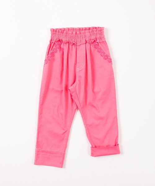 KP（ケーピー）の「ポケット口花レースストレッチブロードパンツ(110-130cm)（その他パンツ・キッズ・ベージュ/サックスブルー/ピンク・130cm/120cm/110cm/100cm）」の11枚目の写真