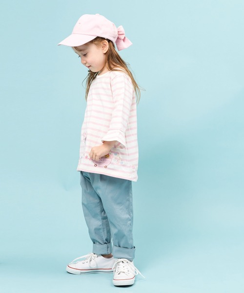 KP（ケーピー）の「ポケット口花レースストレッチブロードパンツ(110-130cm)（その他パンツ・キッズ・ベージュ/サックスブルー/ピンク・130cm/120cm/110cm/100cm）」の18枚目の写真