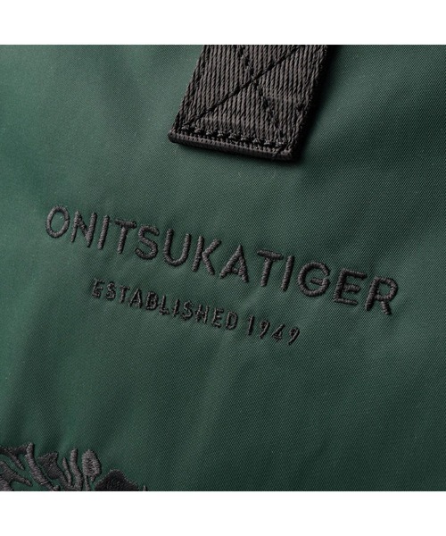 Onitsuka Tiger(オニツカタイガー)の「BACK PACK / バックパック(バックパック/リュック・レディース・ブラック/ダークグリーン・OS)」の13枚目の写真
