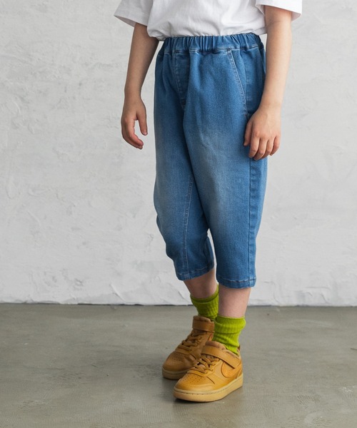 セール ウエストゴムデニムクロップドパンツ その他パンツ Pairmanon Street ペアマノンストリート のファッション通販 Zozotown