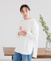 collex | 【接触冷感・UVカット】フライスロングスリーブプルオーバー(Tシャツ/カットソー)