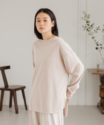 collex | 【接触冷感・UVカット】フライスロングスリーブプルオーバー(Tシャツ/カットソー)