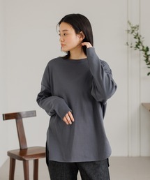 collex（コレックス）の「【接触冷感・UVカット】フライスロングスリーブプルオーバー（Tシャツ/カットソー）」