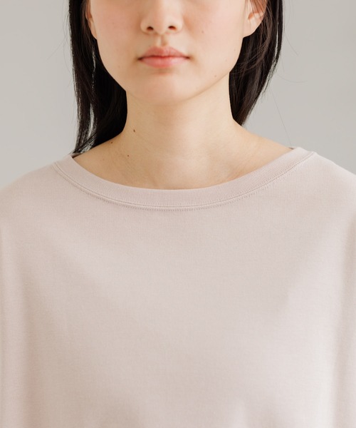 collex(コレックス)の「【接触冷感・UVカット】フライスロングスリーブプルオーバー(Tシャツ/カットソー・レディース・ホワイト/グレー/ピンクベージュ・フリー)」の17枚目の写真