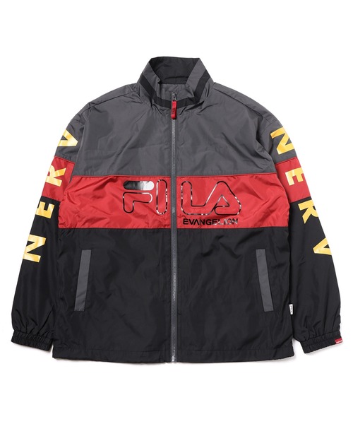 RADIO EVA(ラヂオエヴァ)の「RADIO EVA 798 FILA HERITAGE NYLON JACKET EVANGELION LIMITED(ナイロンジャケット・メンズ・グレー系その他/パープル系その他/グリーン系その他・LARGE/MEDIUM/X-LARGE)」の2枚目の写真