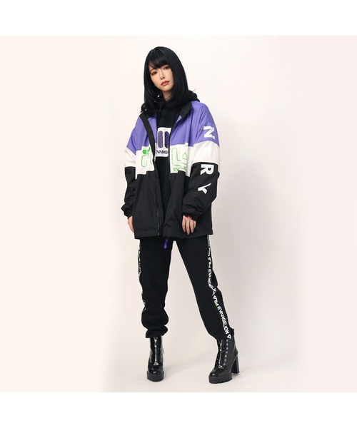 RADIO EVA(ラヂオエヴァ)の「RADIO EVA 798 FILA HERITAGE NYLON JACKET EVANGELION LIMITED(ナイロンジャケット・メンズ・グレー系その他/パープル系その他/グリーン系その他・LARGE/MEDIUM/X-LARGE)」の17枚目の写真