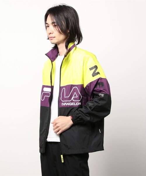 RADIO EVA(ラヂオエヴァ)の「RADIO EVA 798 FILA HERITAGE NYLON JACKET EVANGELION LIMITED(ナイロンジャケット・メンズ・グレー系その他/パープル系その他/グリーン系その他・LARGE/MEDIUM/X-LARGE)」の13枚目の写真
