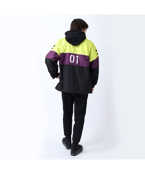RADIO EVA(ラヂオエヴァ)の「RADIO EVA 798 FILA HERITAGE NYLON JACKET EVANGELION LIMITED(ナイロンジャケット・メンズ・グレー系その他/パープル系その他/グリーン系その他・LARGE/MEDIUM/X-LARGE)」の6枚目の写真