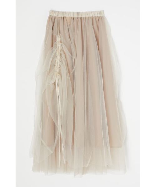 MOUSSY（マウジー）の「TULLE スカート（スカート・レディース・ブラック/アイボリー・1/2）」の3枚目の写真