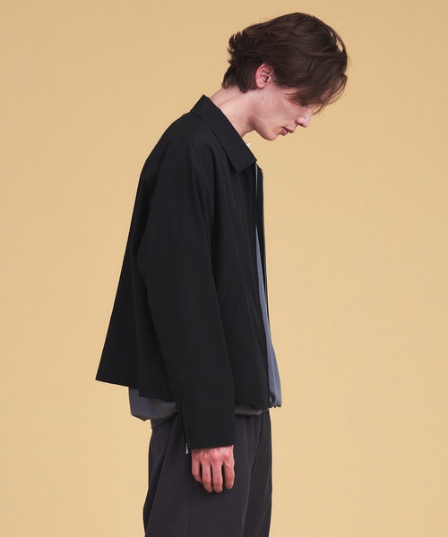 美品 COLUMN シアーチェックブルゾン コラム COLUMN（コラム）の「COLUMN / チェック柄ジップアップブルゾン