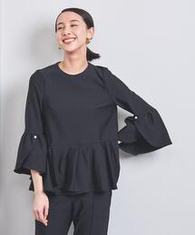 FLICKA（フリッカ）の「【別注】＜FLICKA（フリッカ）＞ラップカフ ペプラム ブラウス（シャツ/ブラウス）」