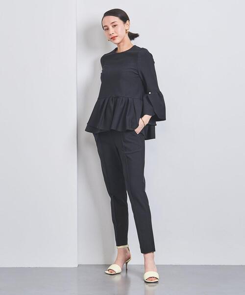 FLICKA(フリッカ)の「【別注】<FLICKA(フリッカ)>ラップカフ ペプラム ブラウス(シャツ/ブラウス・レディース・ネイビー・FREE)」の6枚目の写真