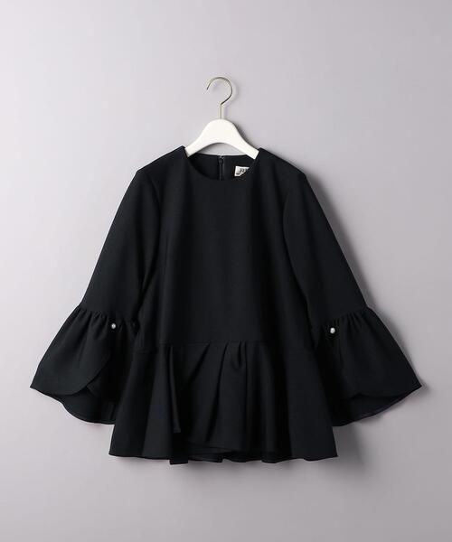 FLICKA(フリッカ)の「【別注】<FLICKA(フリッカ)>ラップカフ ペプラム ブラウス(シャツ/ブラウス・レディース・ネイビー・FREE)」の7枚目の写真