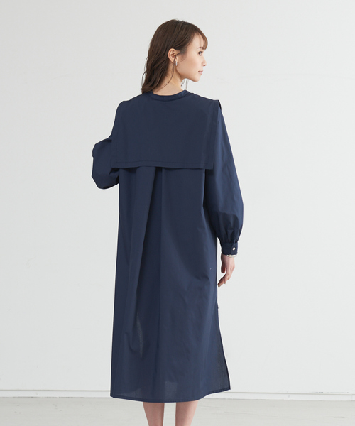 abahouse mavie（アバハウスマヴィ）の「ブロードワンピース（ワンピース・レディース・ストライプ/ネイビー・フリー）」の20枚目の写真