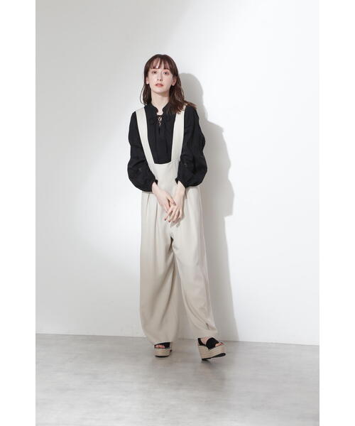 JILL STUART（ジルスチュアート）の「◆ステファニーブラウス（シャツ/ブラウス・レディース・ブラック/ホワイト・SMALL/MEDIUM）」の7枚目の写真