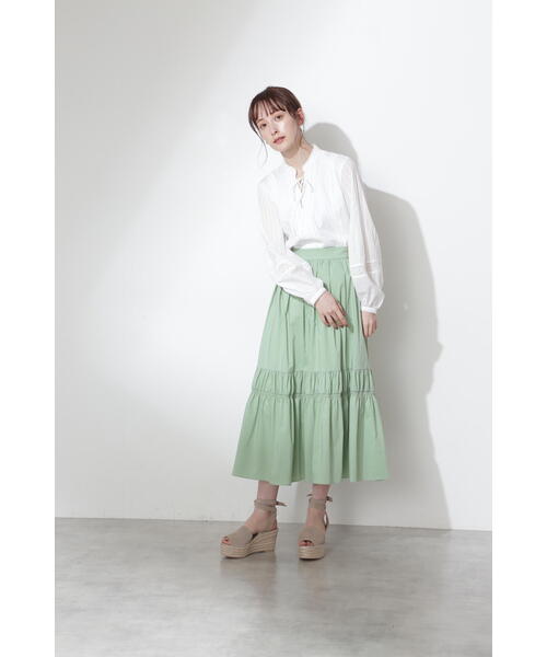 JILL STUART（ジルスチュアート）の「◆ステファニーブラウス（シャツ/ブラウス・レディース・ブラック/ホワイト・SMALL/MEDIUM）」の4枚目の写真