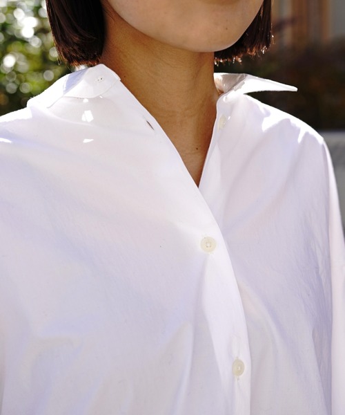 Toironier（トワロニエ）の「Toironier(トワロニエ ) オーバーシャツ（シャツ/ブラウス・レディース・ホワイト/オレンジ・FREE）」の14枚目の写真