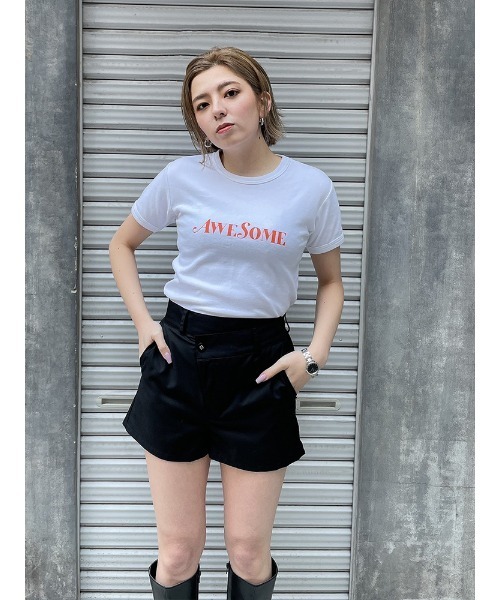 ENVYM(アンビー)の「コンパクトグラフィックTEE(Tシャツ/カットソー・レディース・ホワイト/ブラック/その他・FREE)」の15枚目の写真