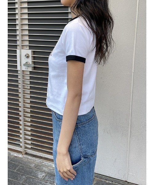 ENVYM(アンビー)の「コンパクトグラフィックTEE(Tシャツ/カットソー・レディース・ホワイト/ブラック/その他・FREE)」の18枚目の写真