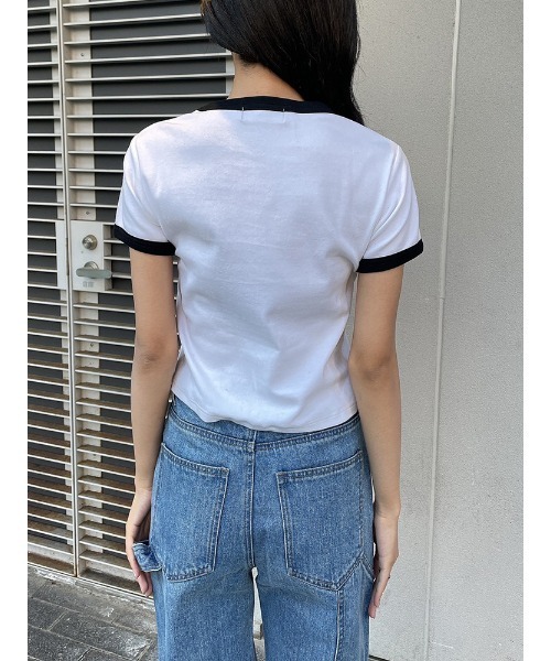 ENVYM(アンビー)の「コンパクトグラフィックTEE(Tシャツ/カットソー・レディース・ホワイト/ブラック/その他・FREE)」の19枚目の写真