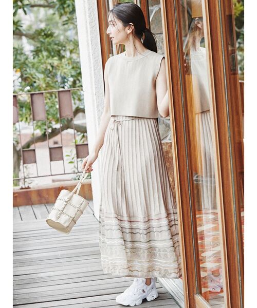 JAMIRAY（ジャミレイ）の「【JAMIRAY】パッチワークバケツバッグ（ショルダーバッグ・レディース・オレンジ/アイボリー・FREE）」の3枚目の写真