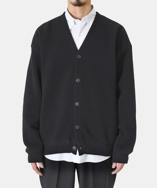 crepuscule クレプスキュール　カーディガン　黒　ブラック　2 美品 crepuscule クレプスキュール wholegarment zip cardigan ホール
