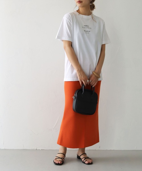 HER CLOSET(ハークローゼット)の「【shemoshelly】5.6オンスユニークランドリーロゴTシャツ(Tシャツ/カットソー・レディース・ホワイト/ブラック・S/M/L)」の12枚目の写真