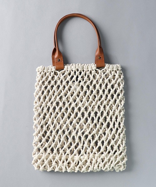 MAISON N.H PARIS（メゾンエヌアッシュパリ）の「【 MAISON N.H PARIS / メゾンエヌアッシュパリ 】 GOA（ハンドバッグ・レディース・ブラック/ナチュラル・FREE）」の4枚目の写真