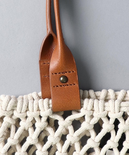 MAISON N.H PARIS（メゾンエヌアッシュパリ）の「【 MAISON N.H PARIS / メゾンエヌアッシュパリ 】 GOA（ハンドバッグ・レディース・ブラック/ナチュラル・FREE）」の3枚目の写真