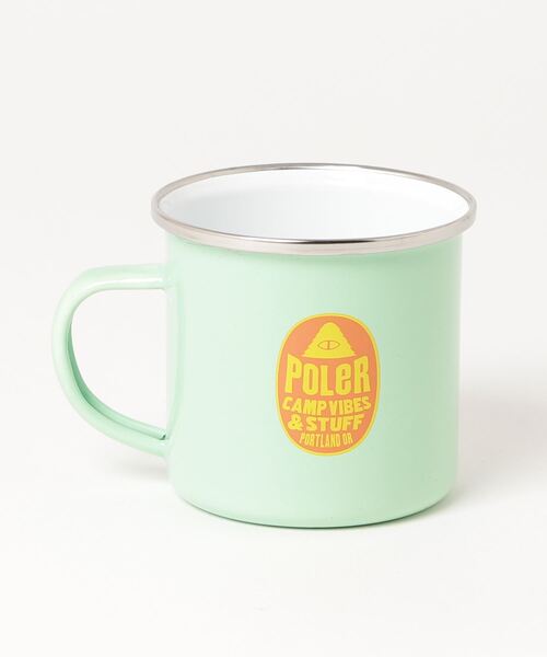 POLeR OUTDOOR STUFF(ポーラーアウトドアスタッフ)の「POLeR OUTDOOR STUFF/ポーラーアウトドアスタッフ POLER CAMP MUG ポーラーキャンプマグ マグカップ(グラス/マグカップ/タンブラー・メンズ・ブラック/ブラウン/イエロー/ミント・FREE)」の3枚目の写真