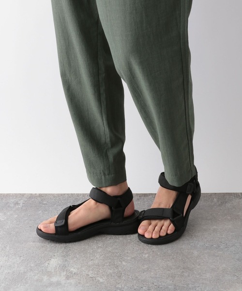 GLOBAL WORK(グローバルワーク)の「ラクエアトレイルサンダル/273243(サンダル・メンズ・ブラック/グリーン・MEDIUM/LARGE)」の10枚目の写真