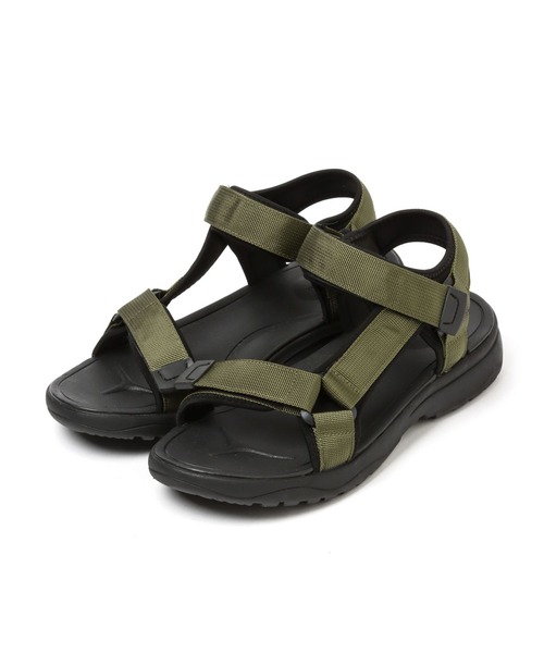 GLOBAL WORK(グローバルワーク)の「ラクエアトレイルサンダル/273243(サンダル・メンズ・ブラック/グリーン・MEDIUM/LARGE)」の19枚目の写真