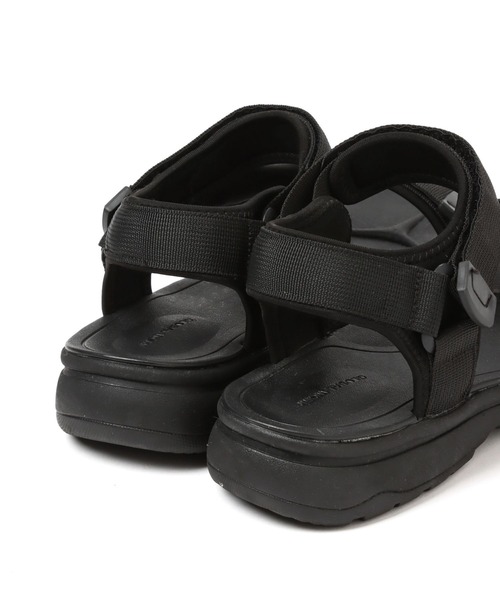 GLOBAL WORK(グローバルワーク)の「ラクエアトレイルサンダル/273243(サンダル・メンズ・ブラック/グリーン・MEDIUM/LARGE)」の16枚目の写真