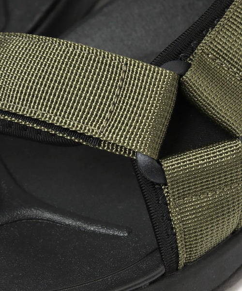 GLOBAL WORK(グローバルワーク)の「ラクエアトレイルサンダル/273243(サンダル・メンズ・ブラック/グリーン・MEDIUM/LARGE)」の7枚目の写真