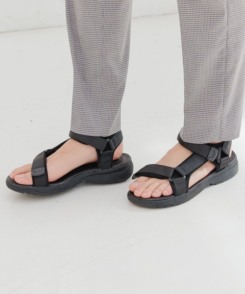 GLOBAL WORK(グローバルワーク)の「ラクエアトレイルサンダル/273243(サンダル・メンズ・ブラック/グリーン・MEDIUM/LARGE)」の22枚目の写真