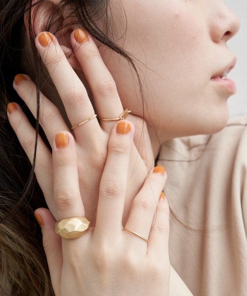 アンティークメタルボリュームリング 金属アレルギー対応 ニッケルフリー リング Libra Cue リブラ キュー のファッション通販 Zozotown