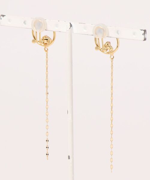 Phoebe(フィービィー)の「【痛くないシリーズ】ラプチャービジューエアリーイヤリング(イヤリング・レディース・クリア/ピンク・FREE)」の12枚目の写真