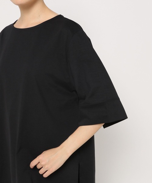 LEPSIM(レプシィム)の「マルチキノウチュニック 262406(Tシャツ/カットソー・レディース・ブラック/オフホワイト/オレンジ/グリーン/グレイッシュベージュ・FREE)」の19枚目の写真