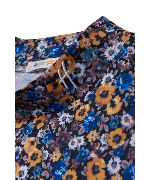 HIGH STREET(ハイストリート)の「【UNISEX】HIGH ST. GOLF∴フラワーパターンハイゲージ鹿の子モックネックシャツ(Tシャツ/カットソー・メンズ・ピンク/イエロー・SS/S/M/L/LL)」の13枚目の写真